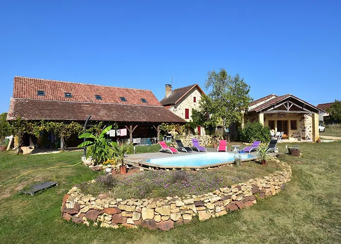 Tranquil Escape In Dordogne בית נופש Saint-Avit-Rivière